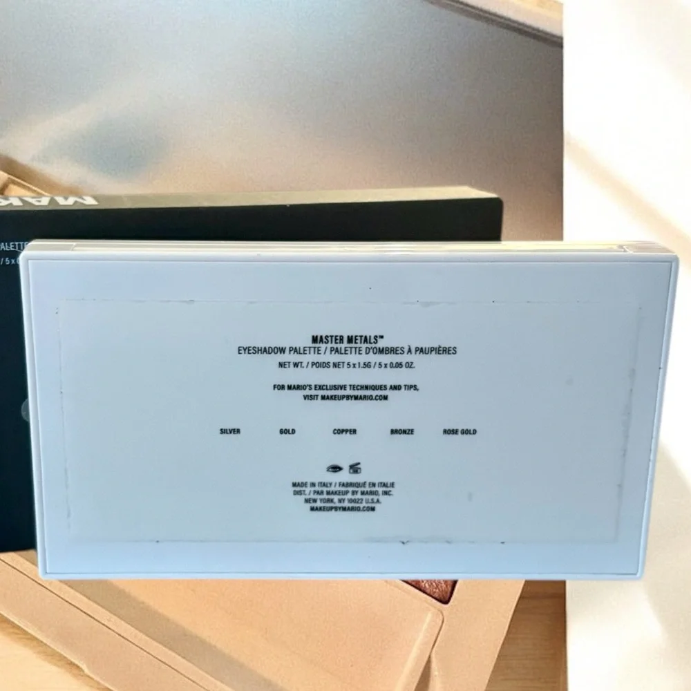 💎 MAKEUP BY MARIO Master Metals Eyeshadow Palette New In Box Full-Size